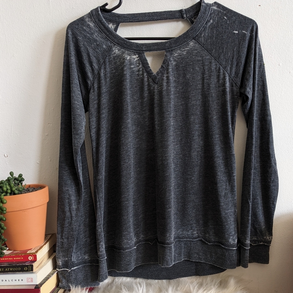 Chaser Open Back Long Sleeve Tee
